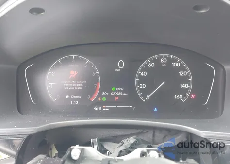 2022 Honda Civic Sport z USA, uszkodzony, nr VIN 2HGFE2F55NH582241